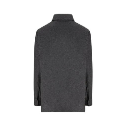 Fendi Logo Detailed Collared Jacket