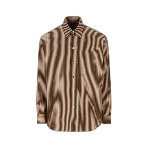 Fendi Pequin Striped Poplin Shirt