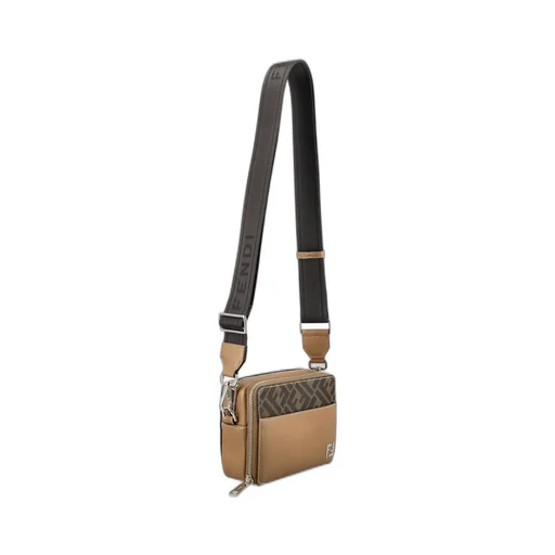 Fendi Logo Plaque Zipped Camera Case