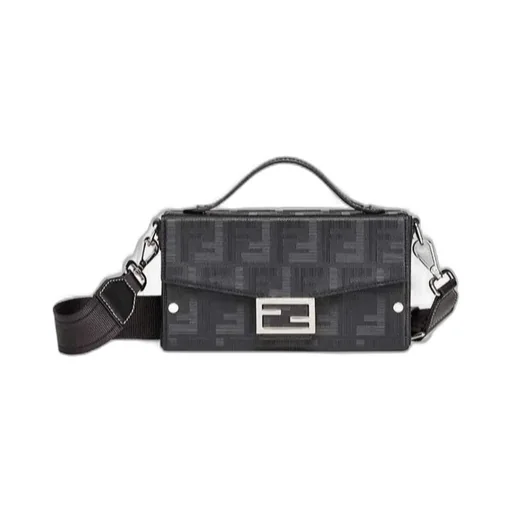 Fendi Baguette Soft Trunk Top Handle Bag