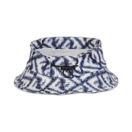 Fendi Ff Printed Wide-Brim Bucket Hat