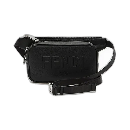 Fendi Roma Logo Embossed Belt Bag