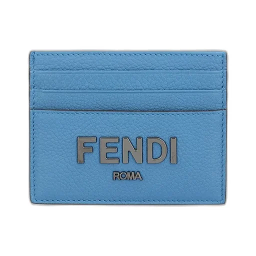Fendi Signature Logo Lettering Card Holder