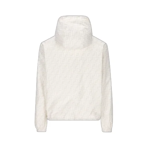 Fendi Ff Printed Hooded Reversible Jacket