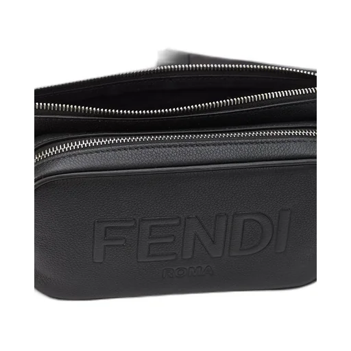 Fendi Roma Logo Embossed Belt Bag
