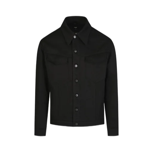 Fendi Roma Logo Denim Jacket