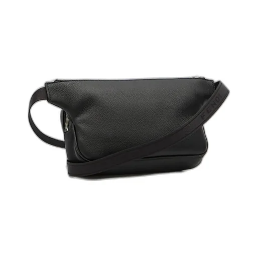 Fendi Roma Logo Embossed Belt Bag