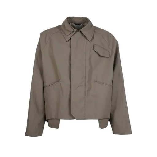 Fendi Asymmetric Hem Cropped Jacket