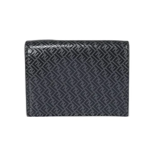 Fendi Logo Detailed Tri-Fold Wallet