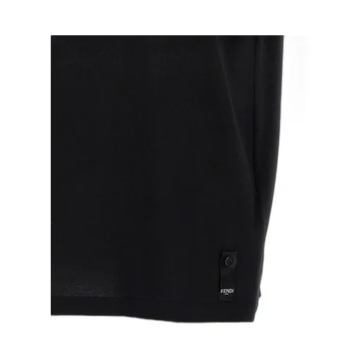 Fendi Logo Embroidered Crewneck T-Shirt