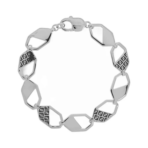 Fendi Hexagon Chained Bracelet