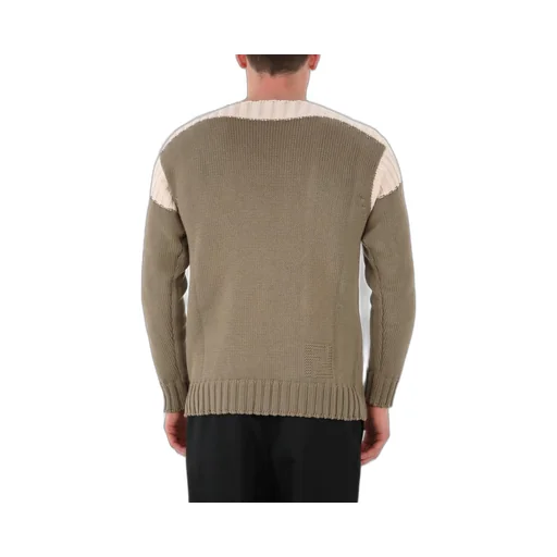 Fendi Ff Inlay Detailed Knitted Jumper