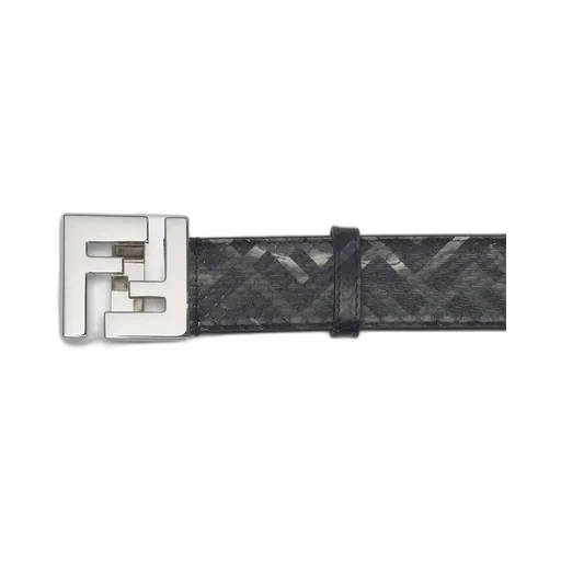Fendi Ff Buckle Patterned Belt