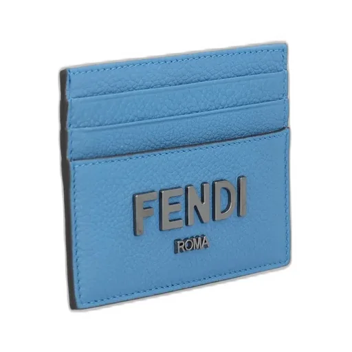 Fendi Signature Logo Lettering Card Holder