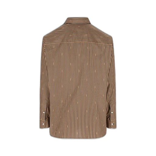 Fendi Pequin Striped Poplin Shirt