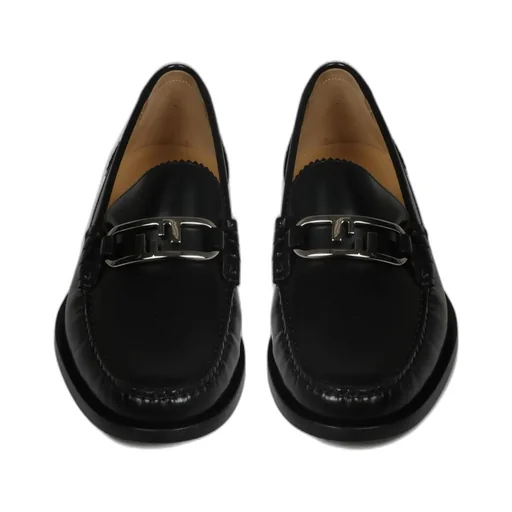 Fendi O'lock Logo-Plaque Loafers