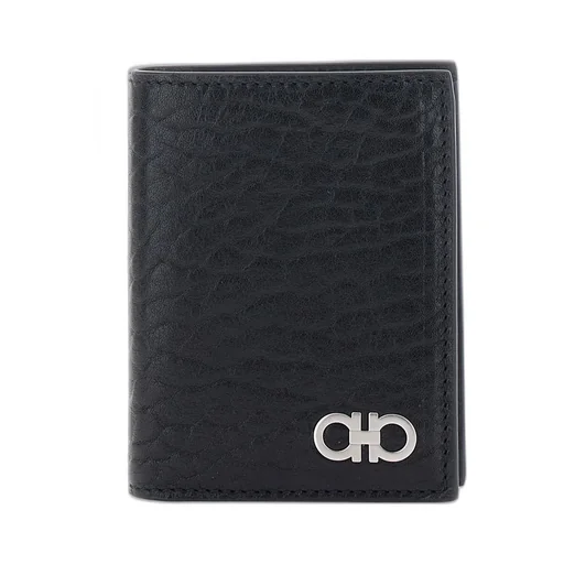 Ferragamo Gancini Plaque Bi-Fold Wallet