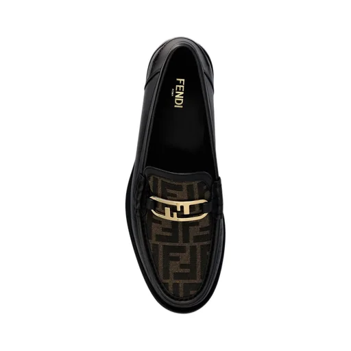 Fendi O'lock Monogrammed Loafers