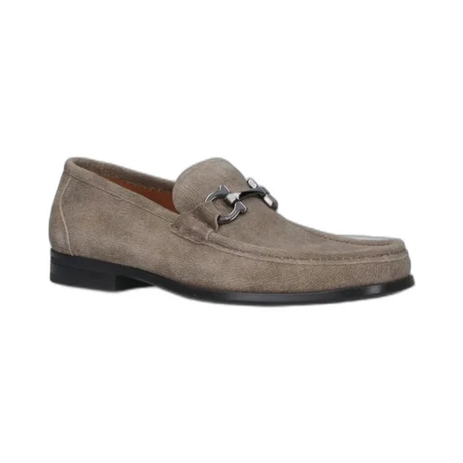 Ferragamo Gancini Buckle Loafers