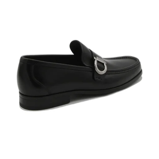 Ferragamo Gancini-Plaque Slip-On Loafers