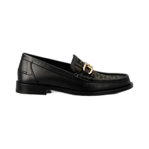 Fendi O'lock Monogrammed Loafers