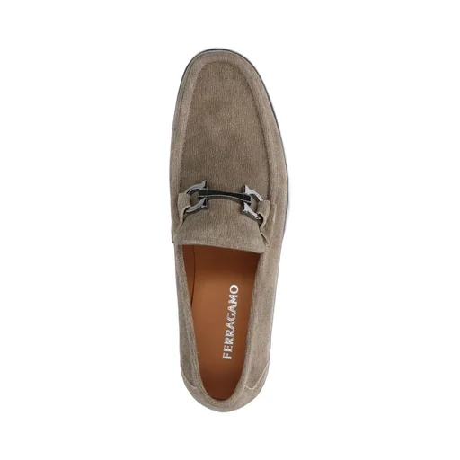 Ferragamo Gancini Buckle Loafers