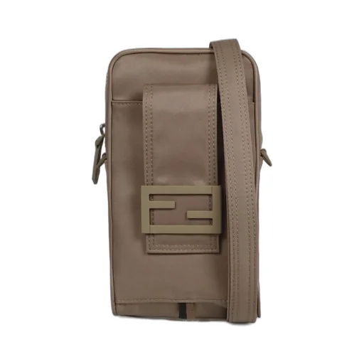 Fendi Ff Baguette Buckle Crossbody Bag
