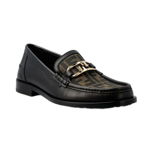 Fendi O'lock Monogrammed Loafers