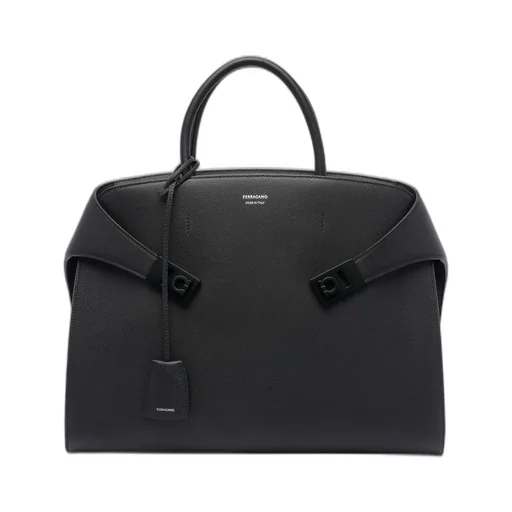 Ferragamo Hug Logo Printed Briefcase