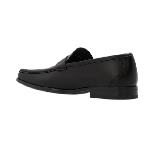 Ferragamo Gancini Plaque Slip-On Loafers