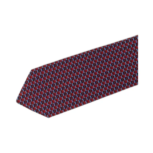 Ferragamo Gancini Bicolor Print Satin Tie