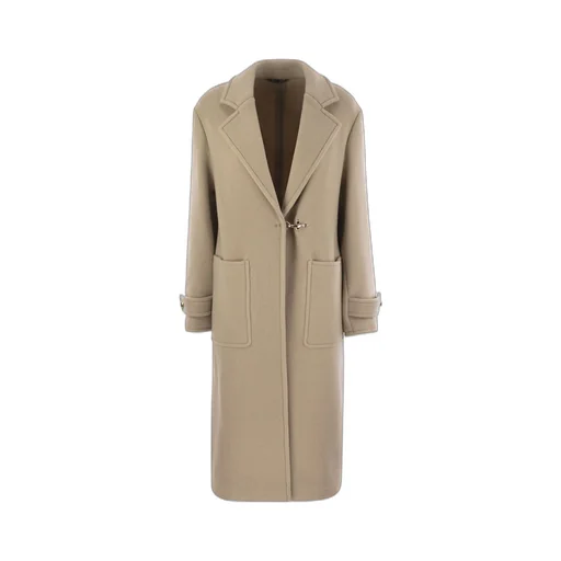 Fay Hook-Closure Wool Coat