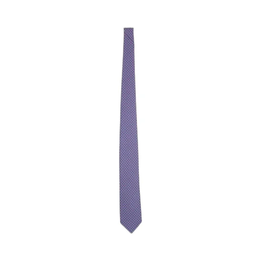Ferragamo Gancini And Hearts Printed Satin Tie