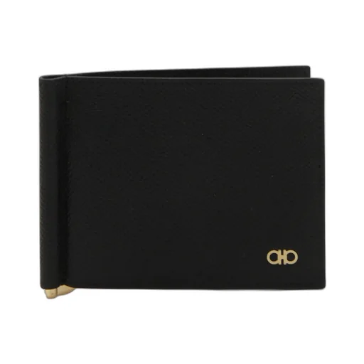 Ferragamo Logo Plaque Bi-Fold Wallet