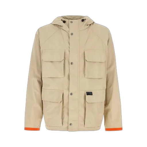 Fay Hooded Utility Pocket Jacket