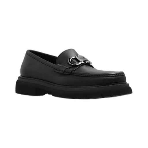 Ferragamo Logo Buckle Loafers