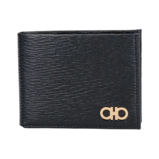 Ferragamo Gancini Plaque Bifold Wallet