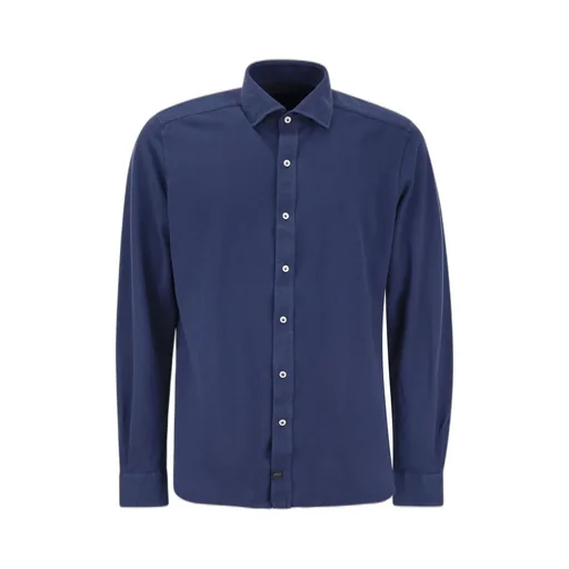 Fay French Collar Cotton Shirt