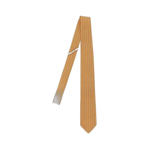 Ferragamo Gancini Print Satin Tie
