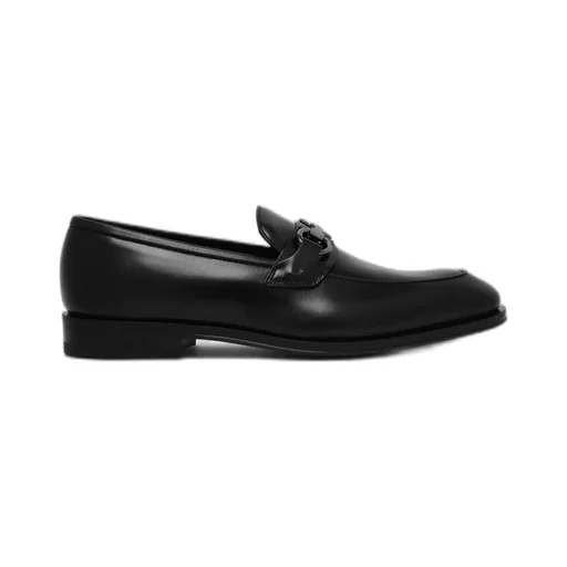 Ferragamo Gancini Buckle Loafers