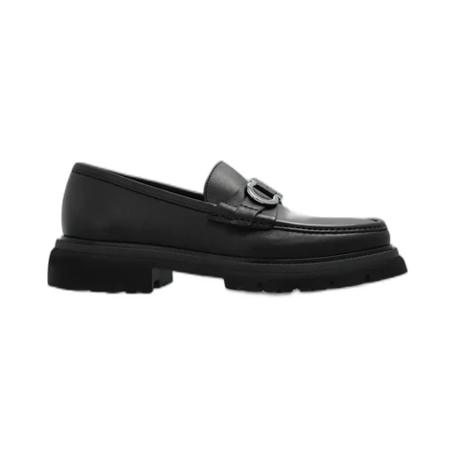 Ferragamo Logo Buckle Loafers