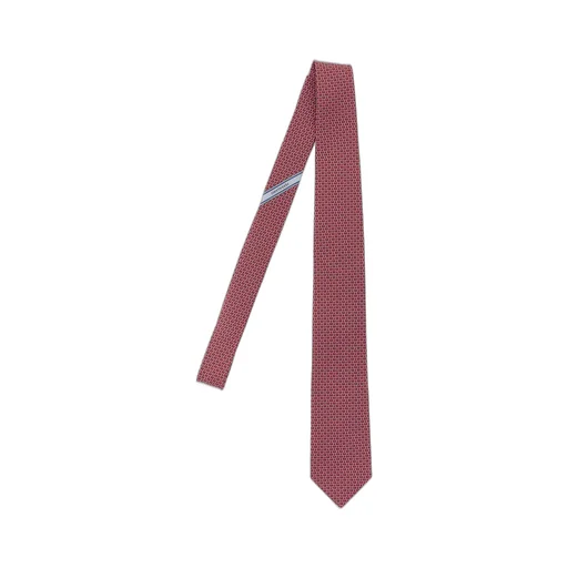 Ferragamo Gancini Print Satin Tie