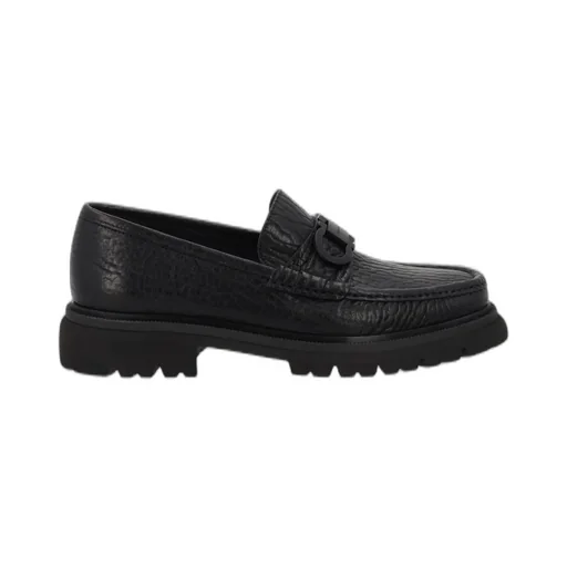 Ferragamo Gancini Ornament Moccasins