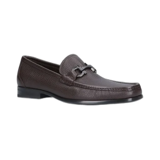 Ferragamo Gancini Bit Loafers
