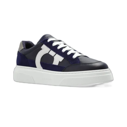 Ferragamo Logo Detailed Low-Top Sneakers