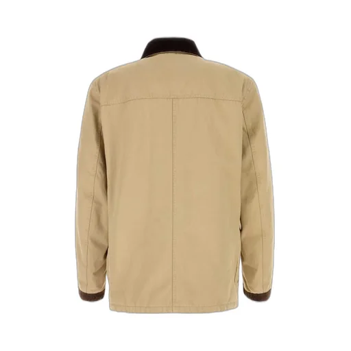 Fay Toggle-Closure Canvas Jacket
