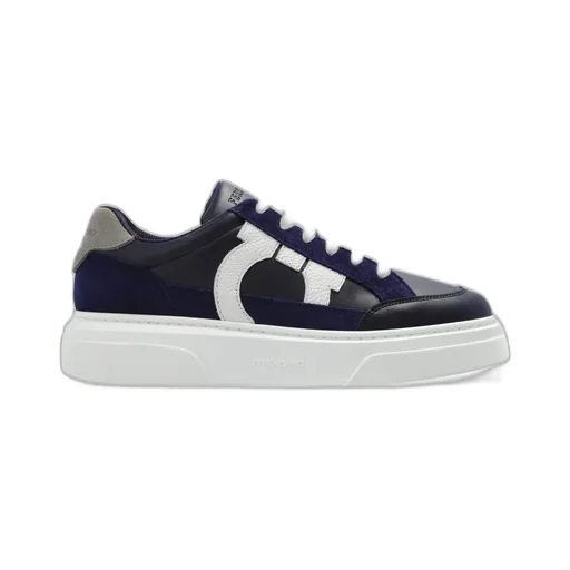Ferragamo Logo Detailed Low-Top Sneakers