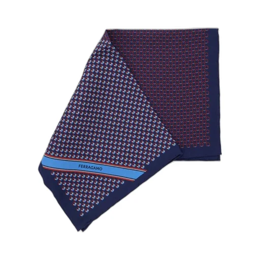 Ferragamo Pegasus Printed Pocket Handkerchief
