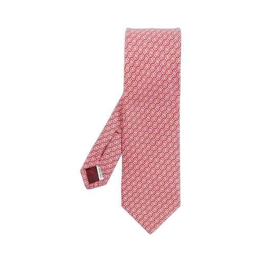 Ferragamo Pattern-Printed Pointed-Tip Tie