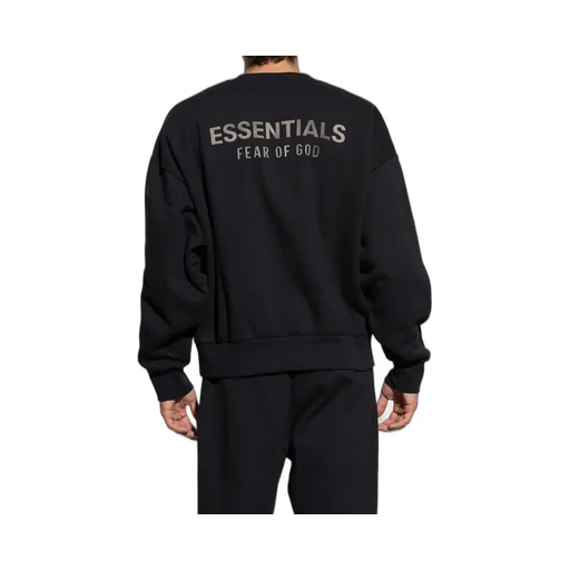 Fear Of God Essentials Metallic Logo Crewneck Sweatshirt